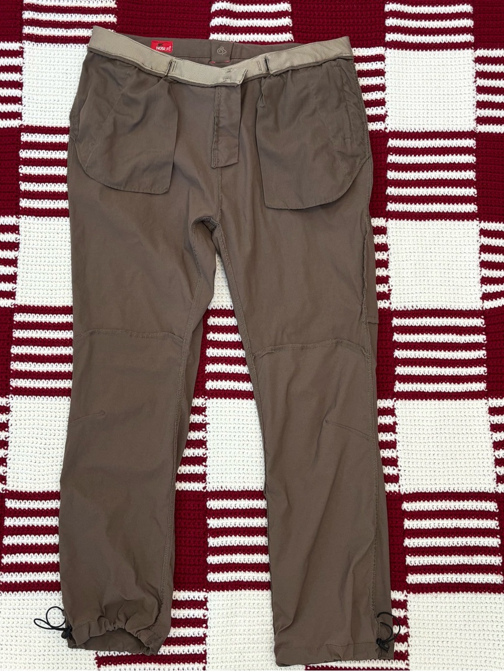 Like New Craghoppers Women's Nosilife Insect Shield Trousers, Sz 16, Brown Pants - Picture 14 of 16